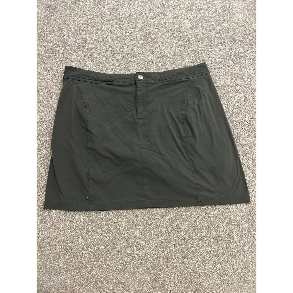 Columbia Skort Womens 14 Green Excellent Omni-Shield Hiking Outdoor Activewear